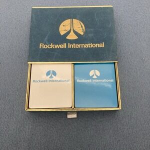 VTG Rockwell International Aerospace Sealed Congress Playing Cards (2 Decks)